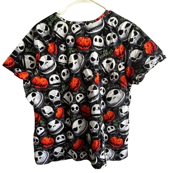 Disney The Nightmare Before Christmas Scrubs • Used • Size: 2X - Picture 2 of 5